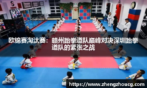 欧锦赛淘汰赛：赣州跆拳道队巅峰对决深圳跆拳道队的紧张之战